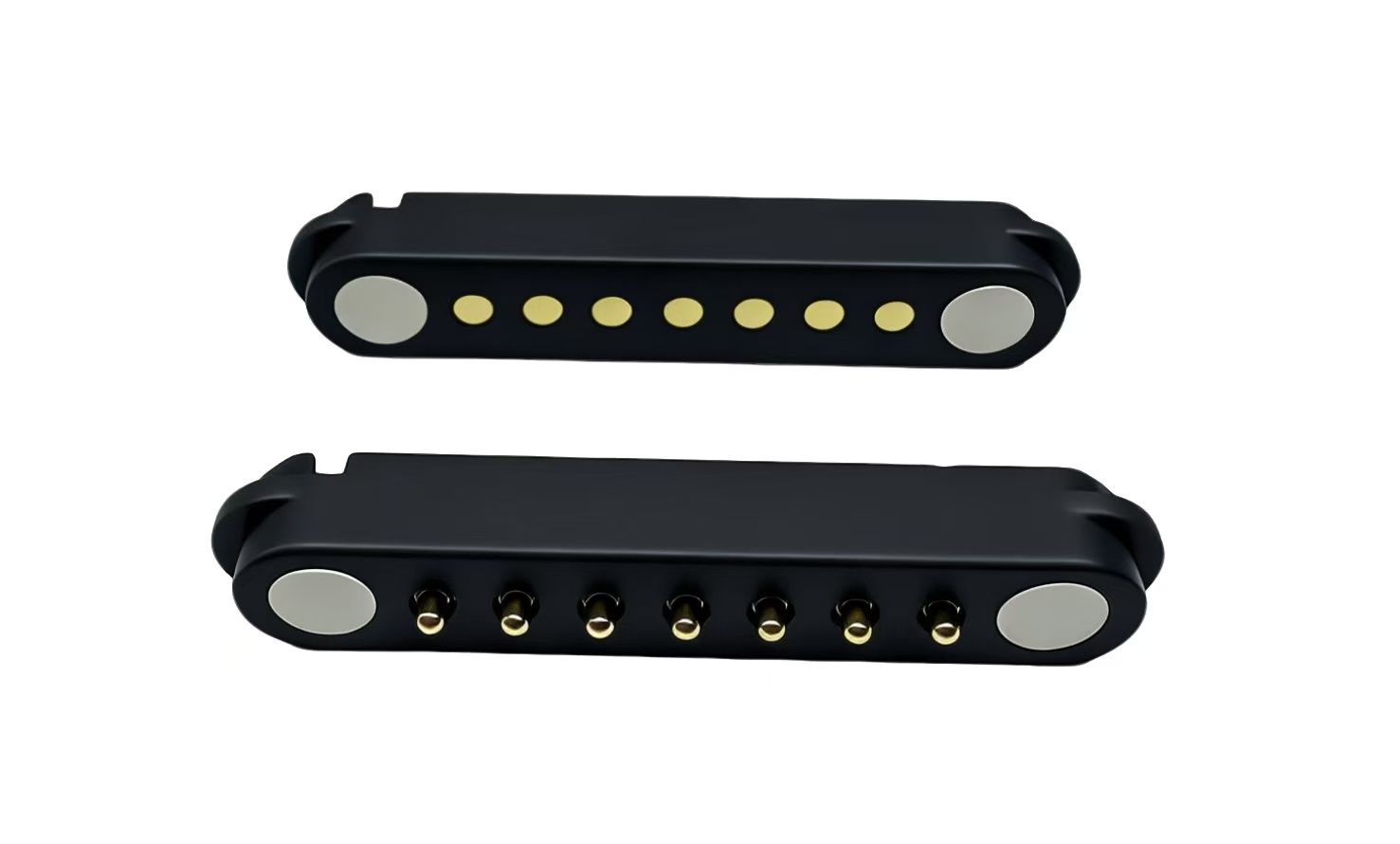 2.54mm pitch  7pin Magnetic Connector 4 Contacts Pogo Pin Male Female