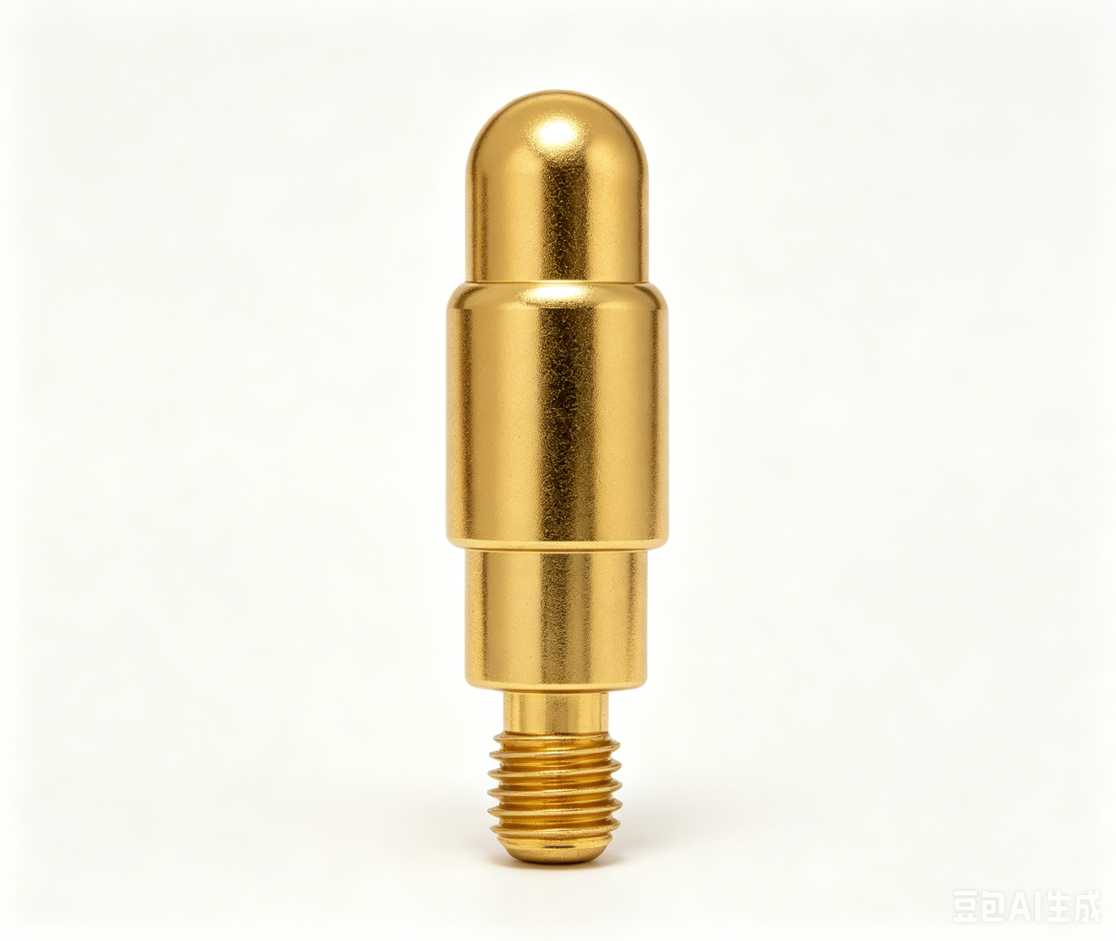 screw type spring contacts pogo pin with gold plating