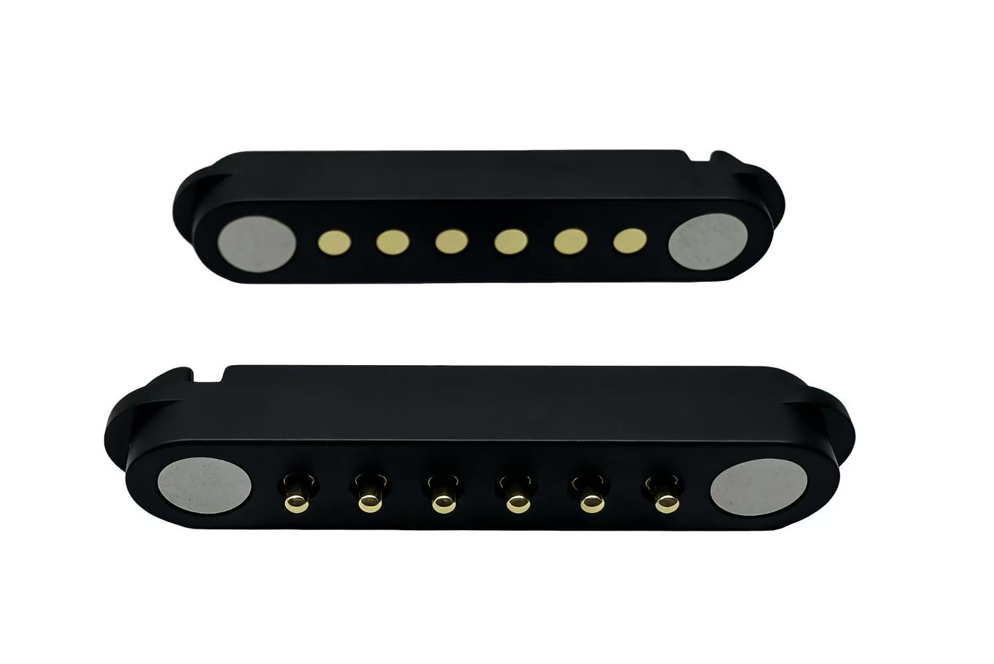 6pin pogo pin magnetic connector 2.54mm pitch magnetic power male female connector