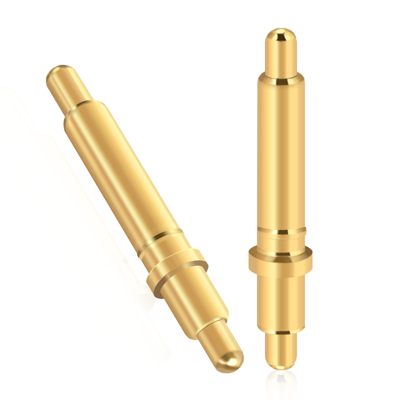 Male Spring Loaded 12V 2A Single Pin Gold Plated Double Head Pogo Pin