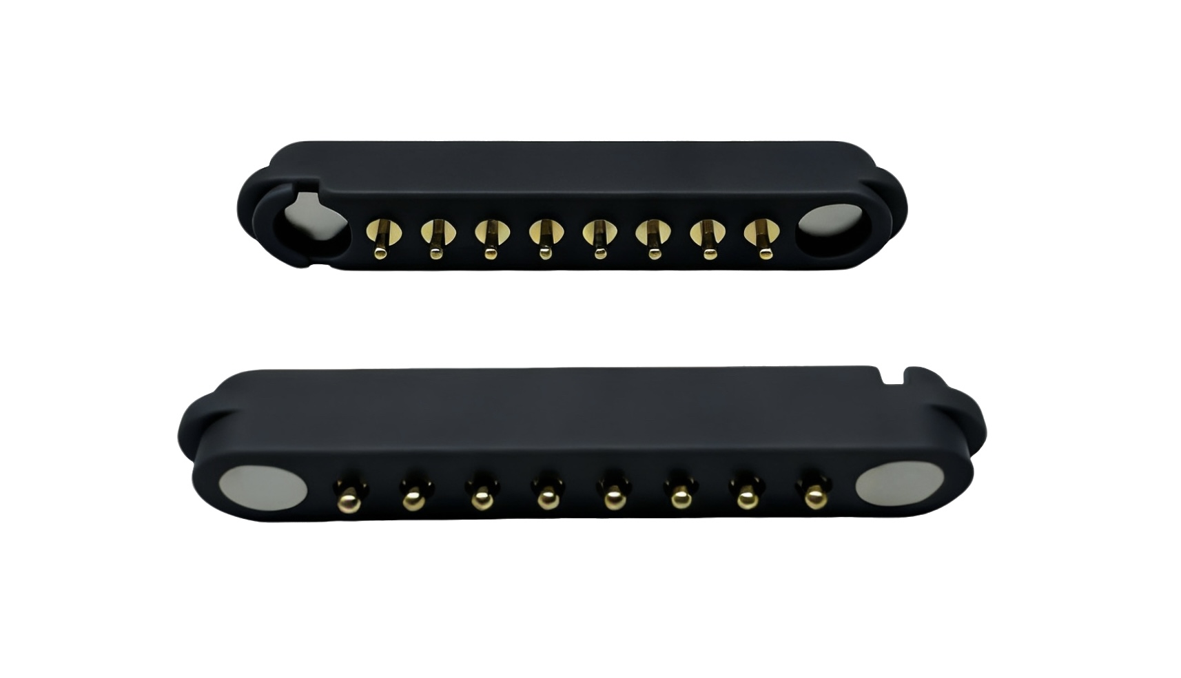 2.54mm pitch 8pin male female pogo pin 2A 12V DC Power magnetic power connector