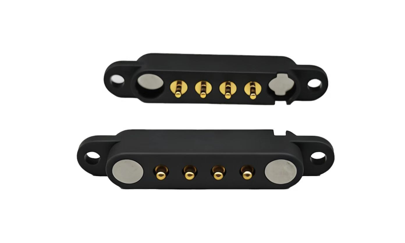 Brass C3604 pogo pin 4pin Pogo Pin connector Spring Pin magnetic Charging connector