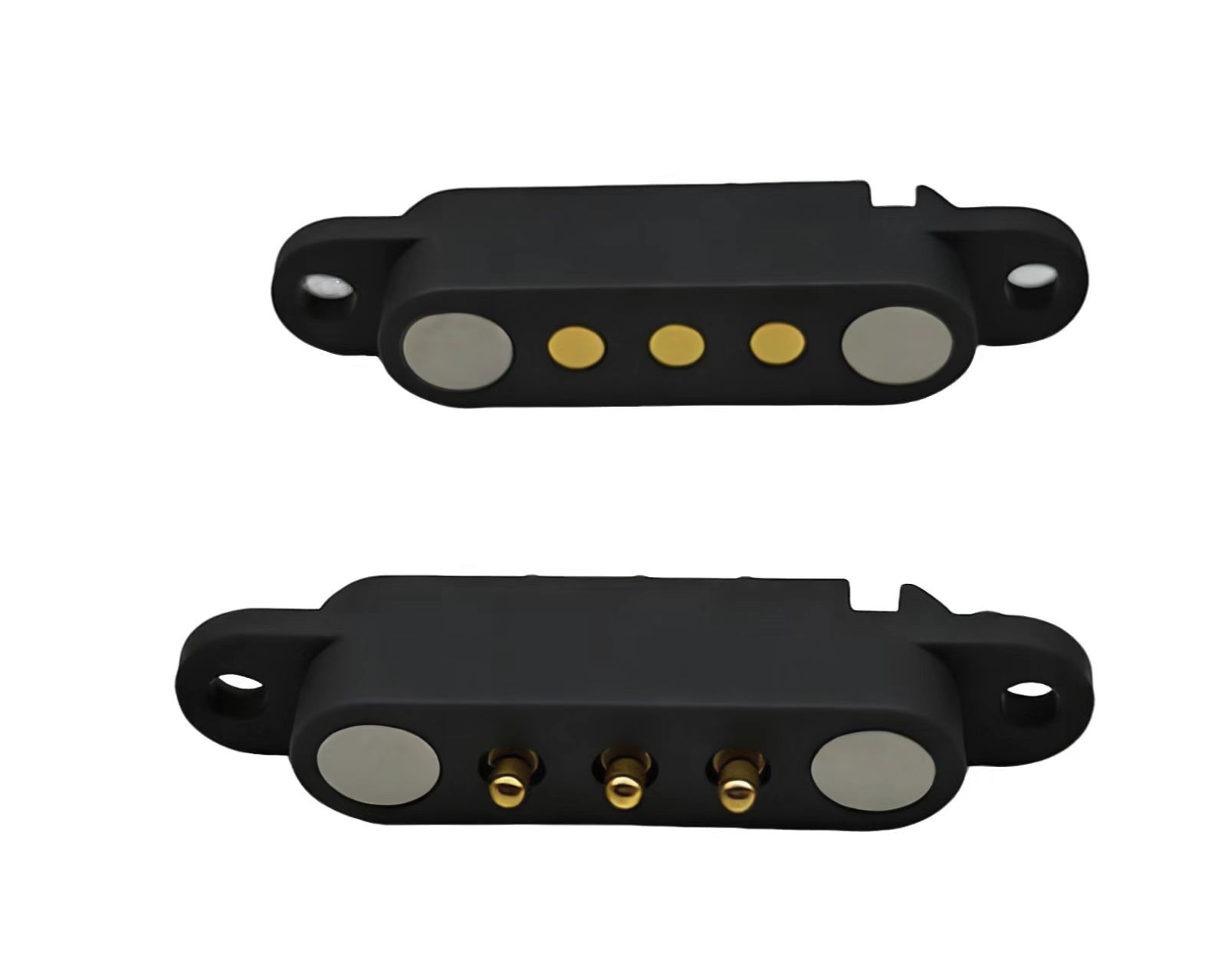 2A 2.54mm pitch 3pin male female pogo pin connector magnetic power connector